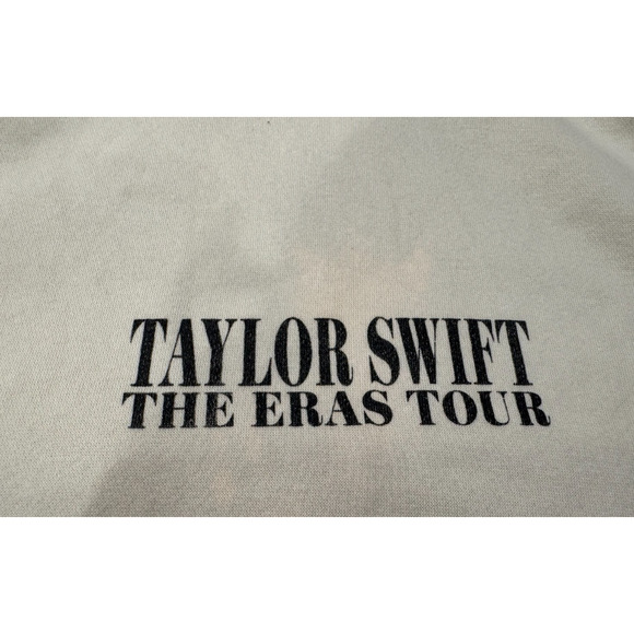 Taylor Swift The Eras Tour Beige Hoodie Sz Small S - Picture 4 of 14